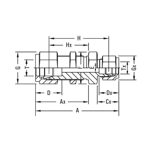 Bulkhead Reducing Union Tube Fittings Distributor in Saudi Arabia, GV-11-BRU