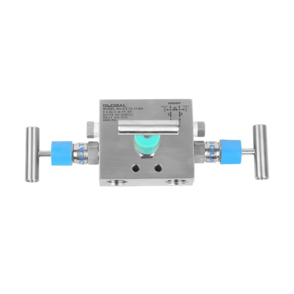 Three Valve Manifold Remote Mount (Pipe x Pipe)